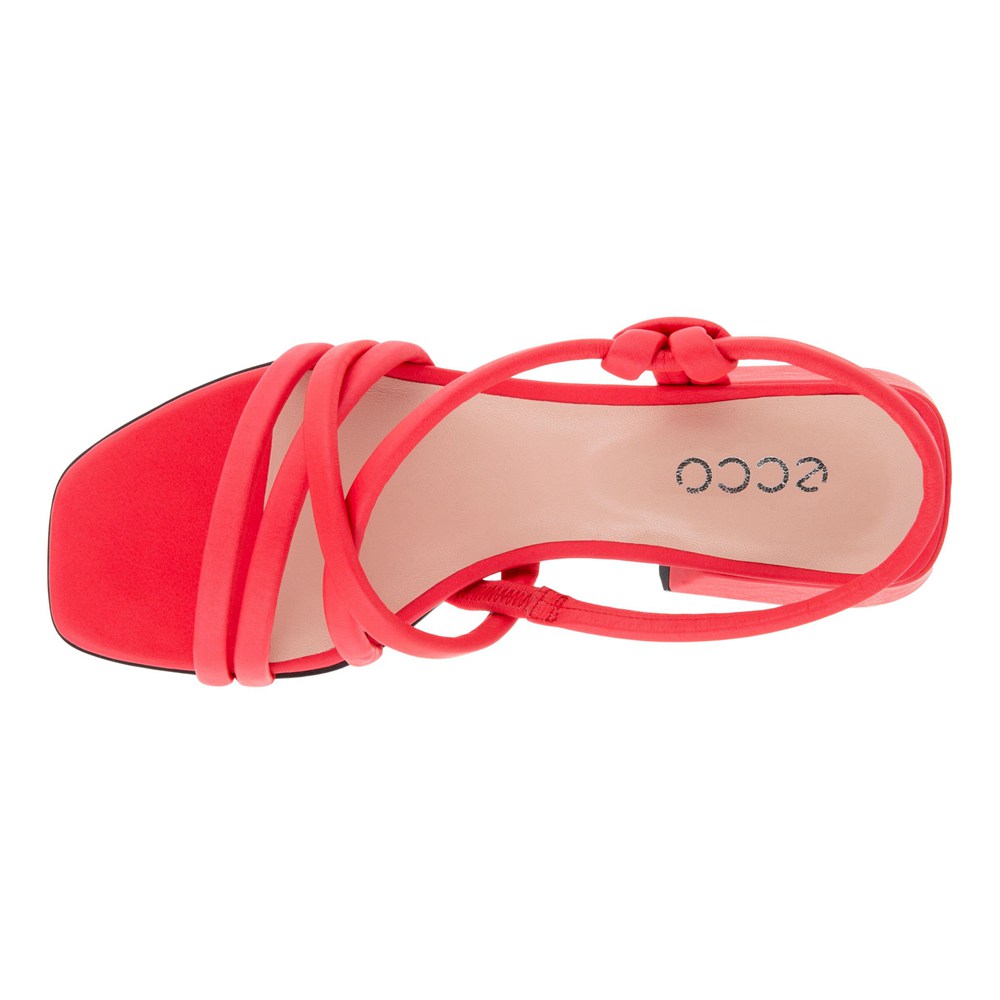 ECCO Womens Sandals Red - Elevate Squared - OEF-572043